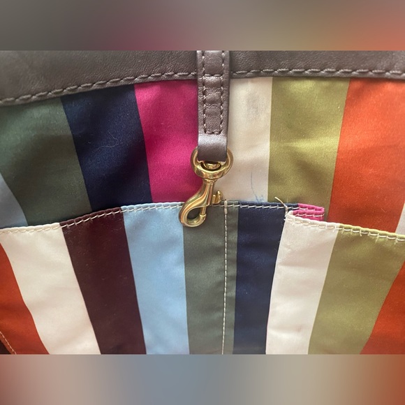 Coach Brown and Tan Canvas Tote Bag - Picture 12 of 14